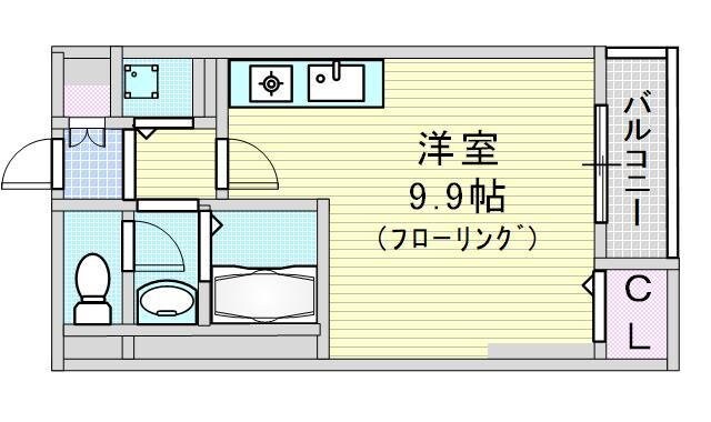 ソレイユ泉の物件間取画像