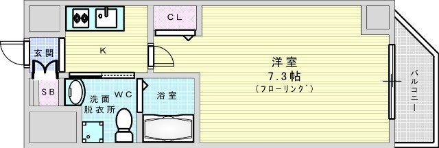 エグゼ新大阪南の物件間取画像