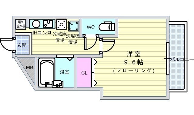 メゾンウッディの物件間取画像