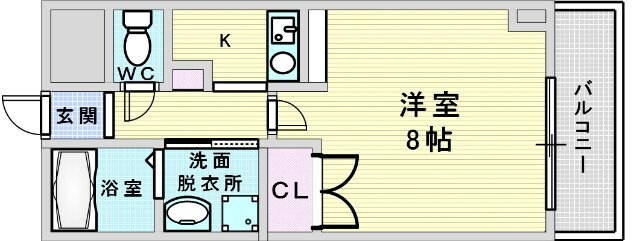 NLC新大阪の物件間取画像