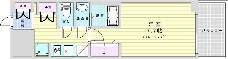 リッツ新大阪プレミアムの物件間取画像