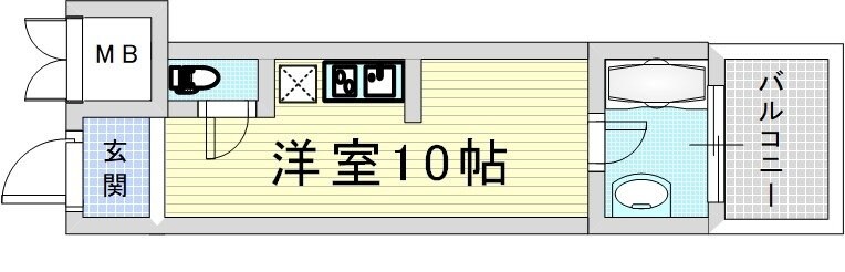 U residence 弁天町の物件間取画像