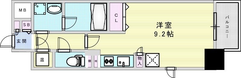 グレンパーク新大阪2の物件間取画像