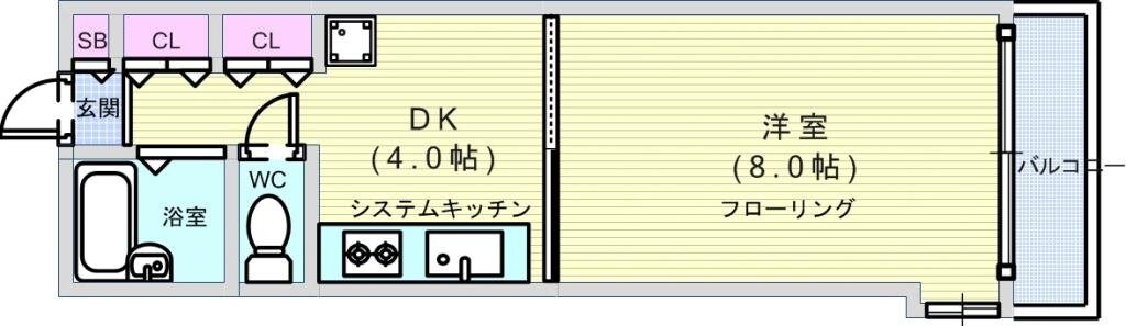 ニッポービルの物件間取画像