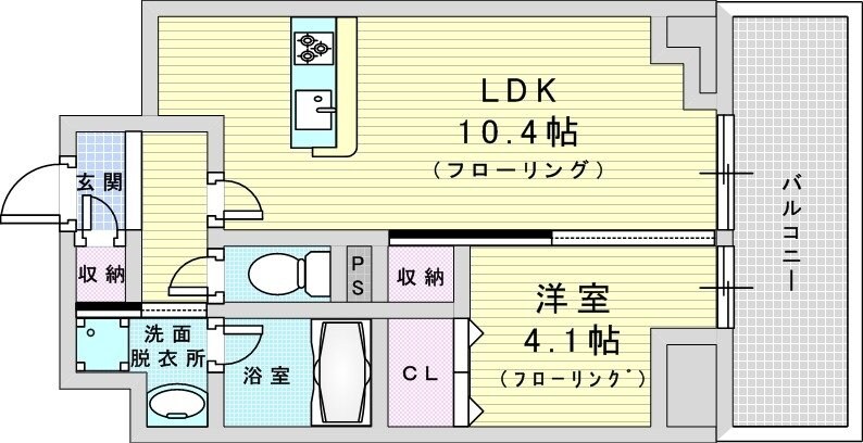 テラスレジデンス新大阪の物件間取画像