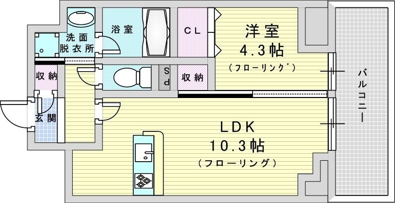 テラスレジデンス新大阪の物件間取画像