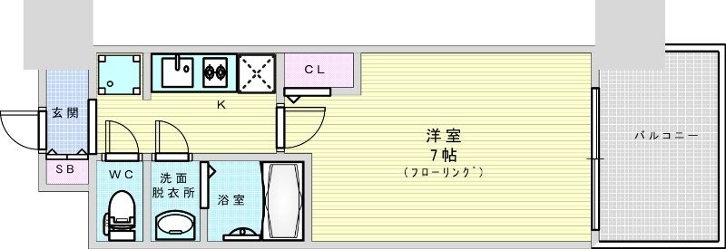 セレニテ新大阪プリエの物件間取画像