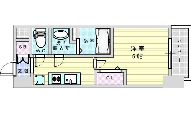 プレサンス新大阪ストリームの物件間取画像