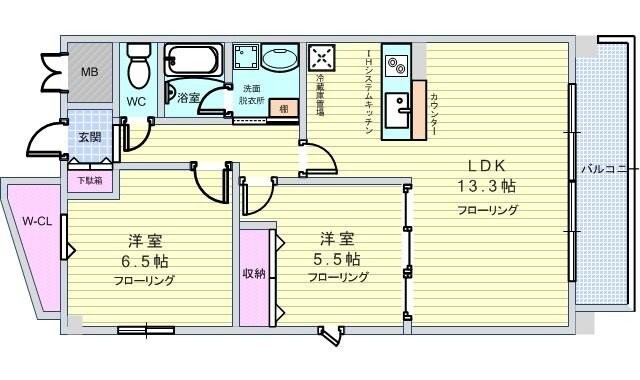 ネオソレイユの物件間取画像