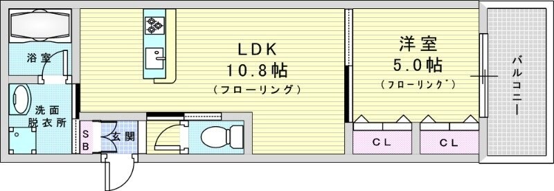 へーベルメゾン高砂通りの物件間取画像