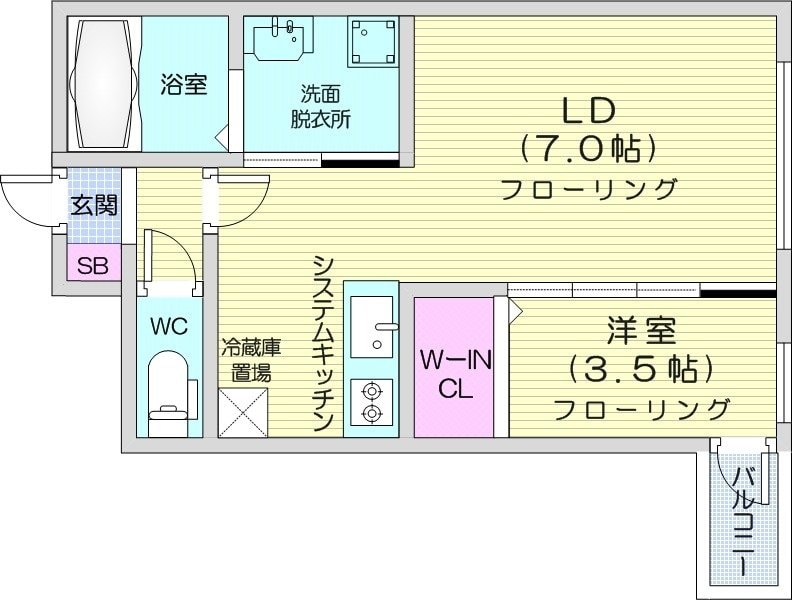 福住駅 徒歩27分 2階の物件間取画像