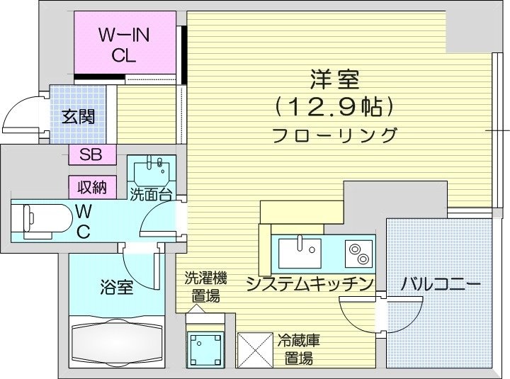 豊水すすきの駅 徒歩2分 2階の物件間取画像