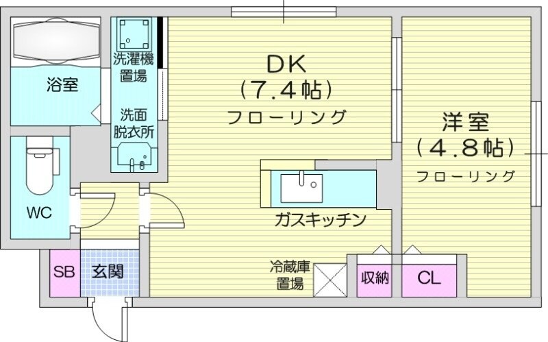 RESTATE札幌西の物件間取画像