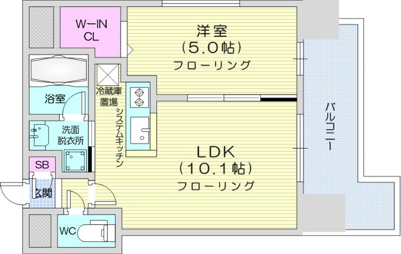 MODENA FINESTの物件間取画像