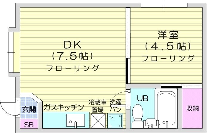 物件間取画像