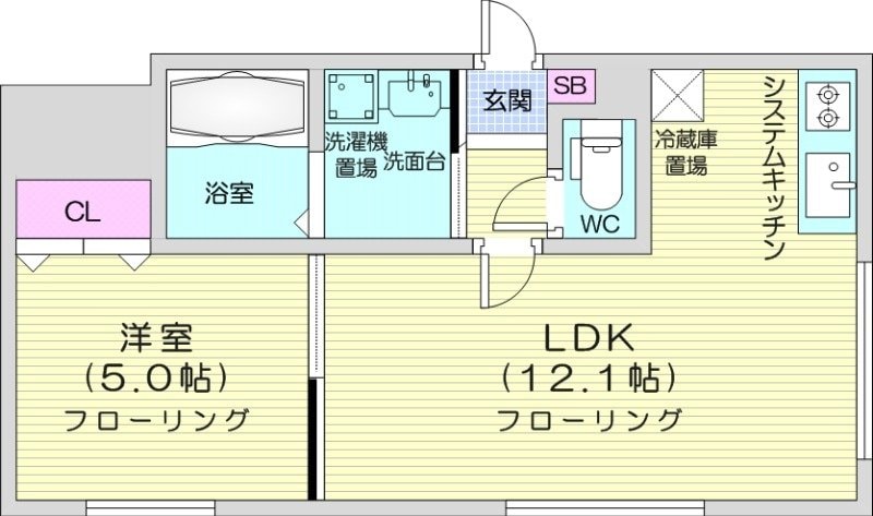 環状通東駅 徒歩7分 4階の物件間取画像