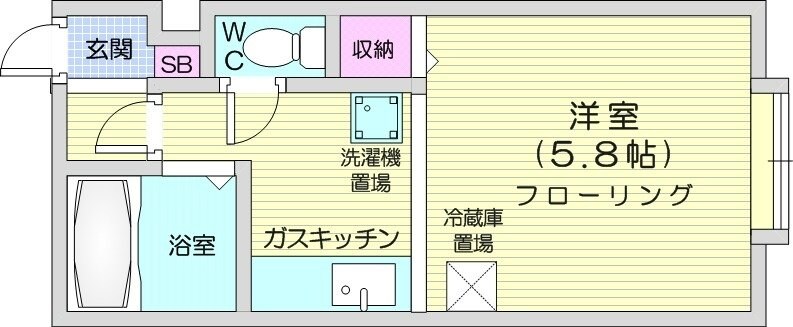 コート山鼻の物件間取画像