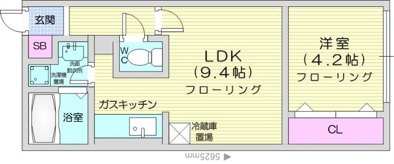 西１１丁目駅 徒歩3分 3階の物件間取画像