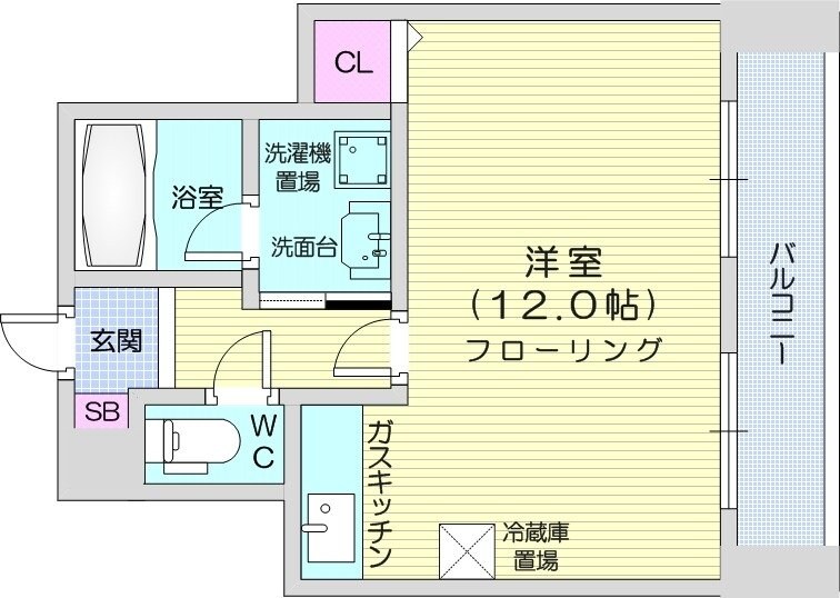 レジーナN20の物件間取画像