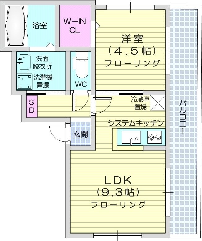 幌平橋駅 徒歩4分 2階の物件間取画像