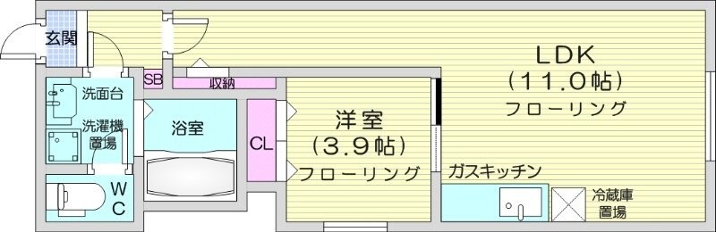 ディアスエバーグリーンの物件間取画像