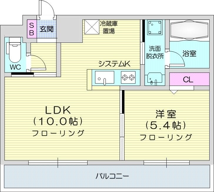 幌平橋駅 徒歩14分 2階の物件間取画像