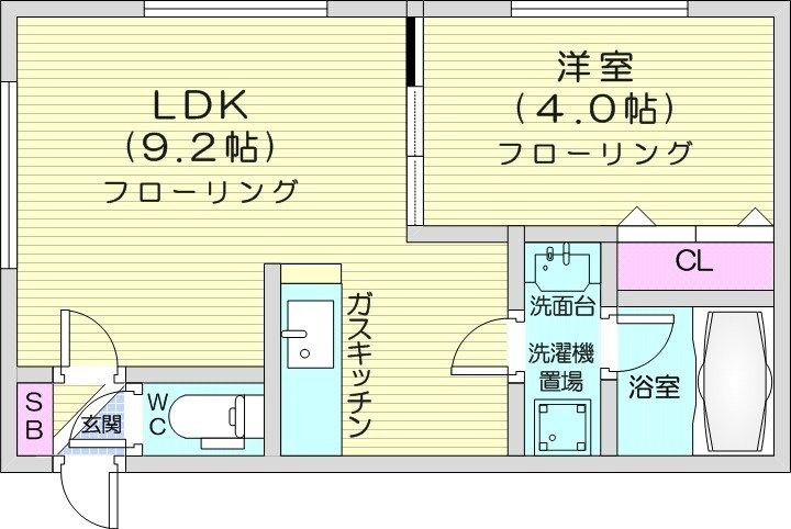 インペリアルガーデン宮の沢の物件間取画像