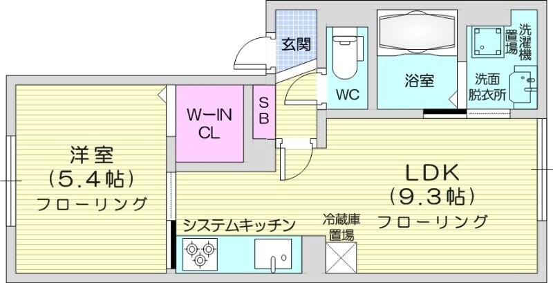 ドリームN27の物件間取画像