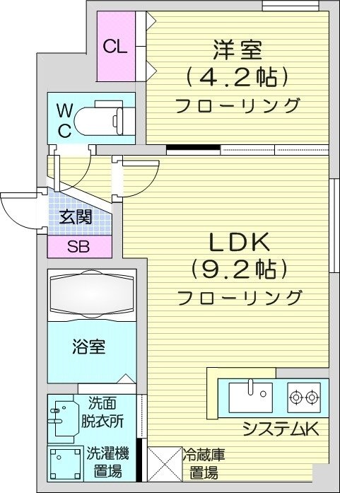 澄川駅 徒歩8分 3階の物件間取画像