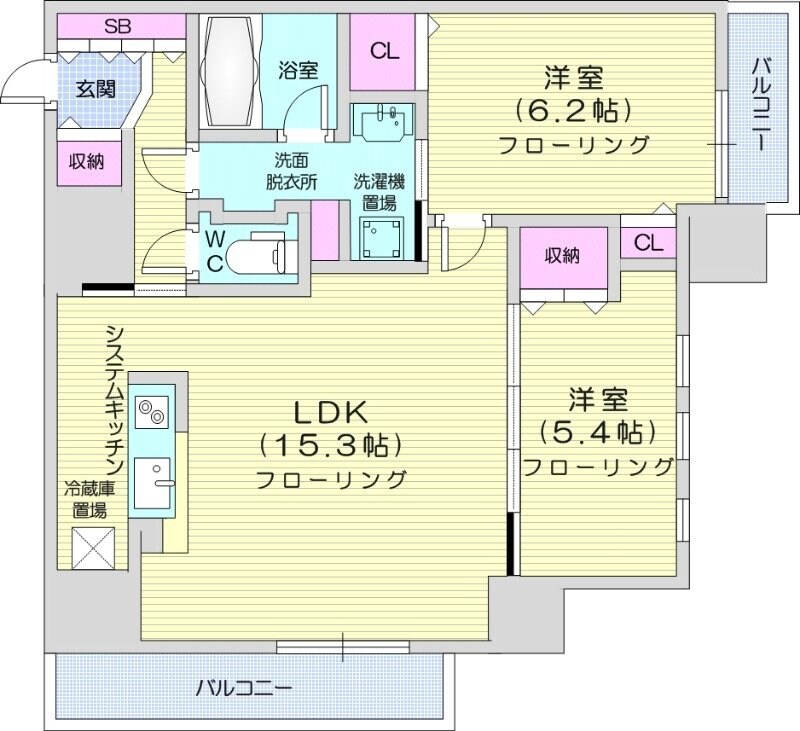 Fリミテッド北広島の物件間取画像