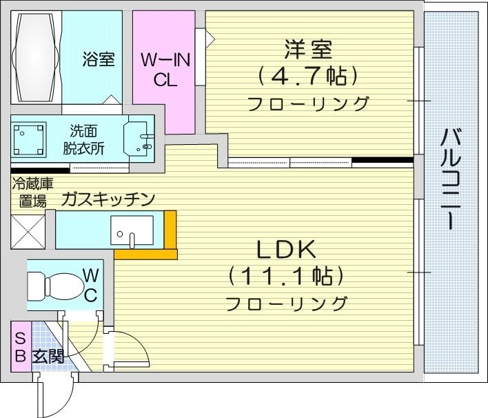 ブランコ麻生の物件間取画像