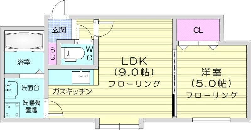 環状通東駅 徒歩13分 3階の物件間取画像