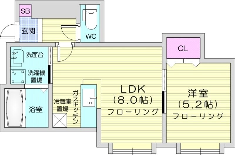 環状通東駅 徒歩5分 3階の物件間取画像