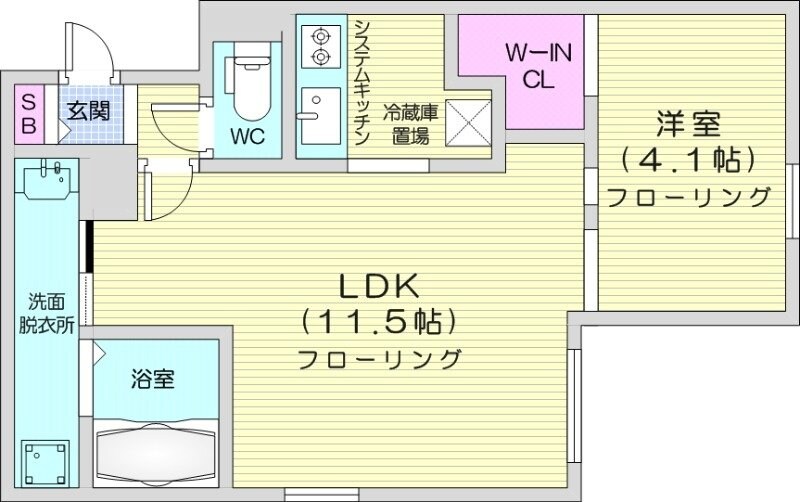 宮の沢駅 徒歩10分 2階の物件間取画像