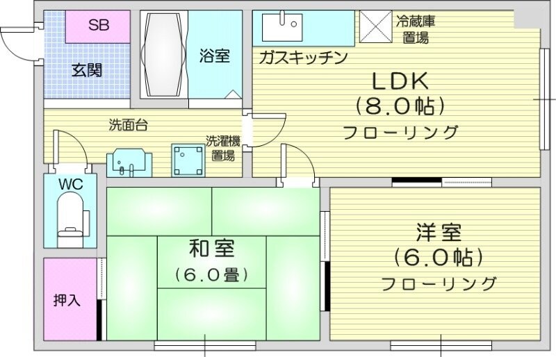 ラフォーレ41の物件間取画像