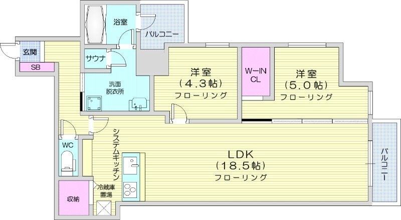 Fリミテッド北広島の物件間取画像