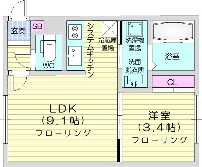 仮)北15-東8MSの物件間取画像