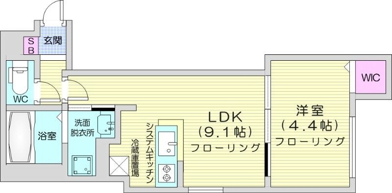 kopencourt環状通東の物件間取画像