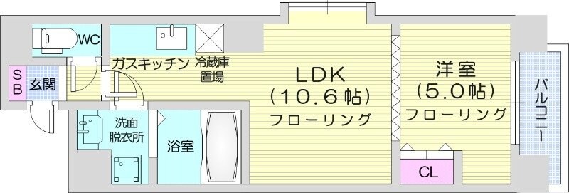 ヴィターレの物件間取画像