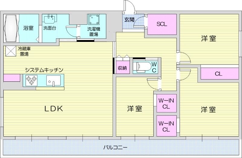 円山公園駅 徒歩4分 10階の物件間取画像