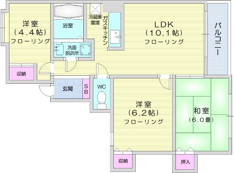 新川駅 徒歩9分 2階の物件間取画像