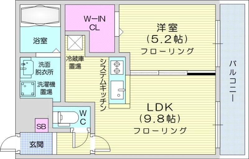 円山公園駅 徒歩9分 5階の物件間取画像