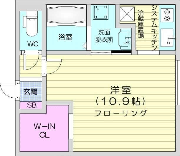 北１８条駅 徒歩5分 2階の物件間取画像