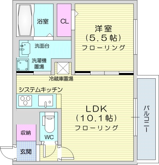 ラ・メールの物件間取画像