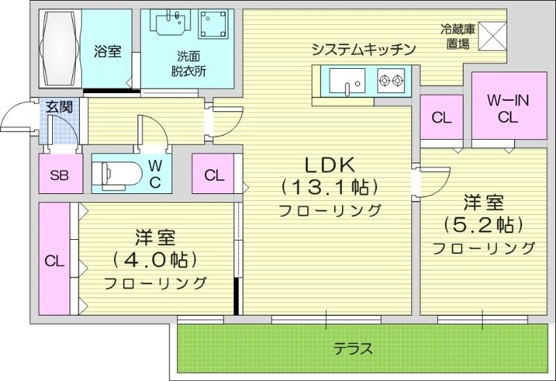 仮）本通20丁目南MSの物件間取画像