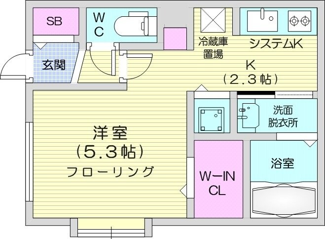 学園前駅 徒歩2分 4階の物件間取画像