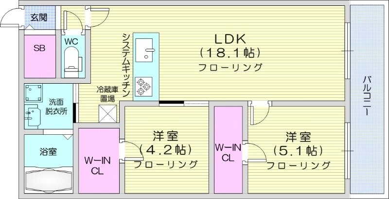 クラス伏見レジデンスの物件間取画像