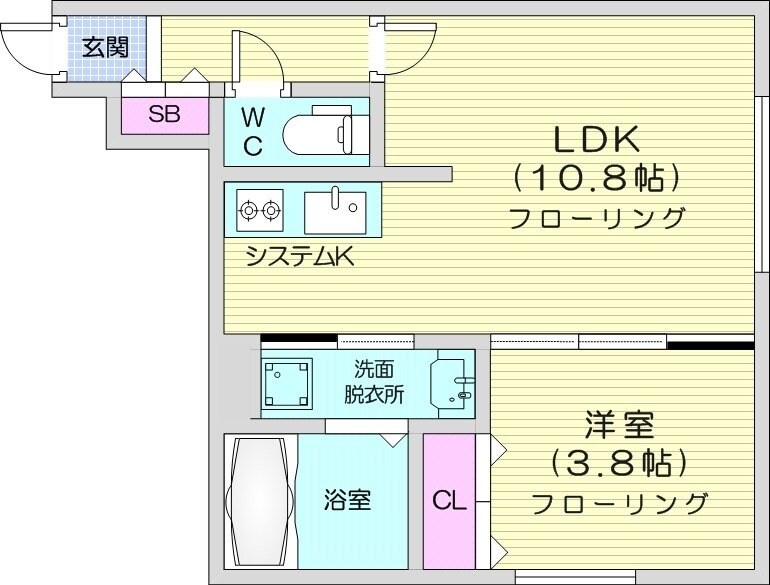 CHARLOTTE月寒の物件間取画像