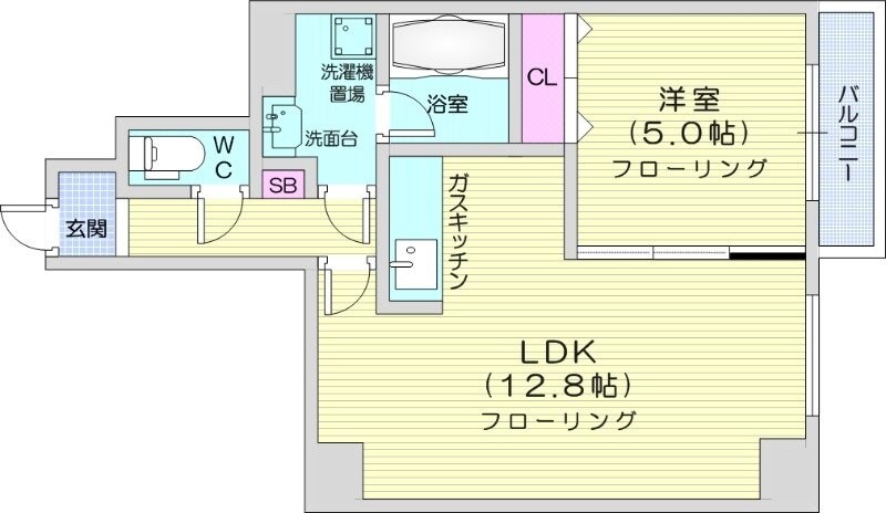 リーガルーセントの物件間取画像