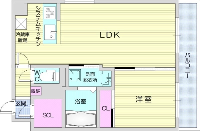 円山公園駅 徒歩4分 5階の物件間取画像